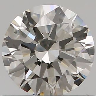 0.51 Carat Round I VVS1 EX GIA Natural Diamond