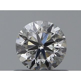 0.5 Carat Round H VS1 VG EX GIA Natural Diamond