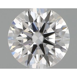 0.34 Carat Round D VS1 EX GIA Natural Diamond