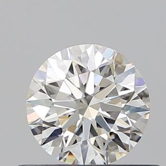 0.5 Carat Round H VS1 EX GIA Natural Diamond