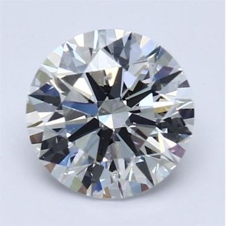 1.5 Carat Round F SI2 EX GIA Natural Diamond