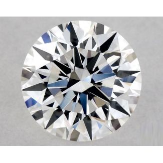 0.6 Carat Round E VVS2 EX GIA Natural Diamond