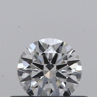 0.33 Carat Round D IF EX GIA Natural Diamond