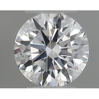 0.22 Carat Round E IF EX GIA Natural Diamond