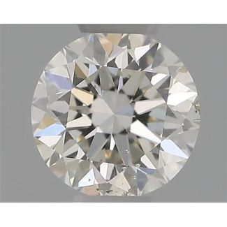 0.30 Carat Round G SI1 VG EX IGI Natural Diamond