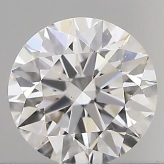 0.40 Carat Round E VS2 EX GIA Natural Diamond