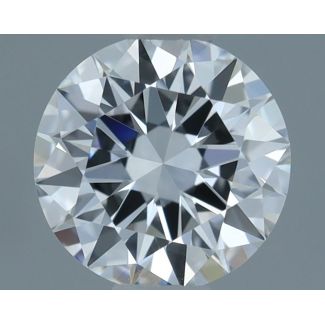 0.55 Carat Round E VVS2 EX GIA Natural Diamond