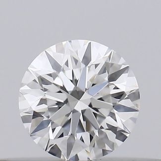 0.18 Carat Round F VVS2 EX GIA Natural Diamond