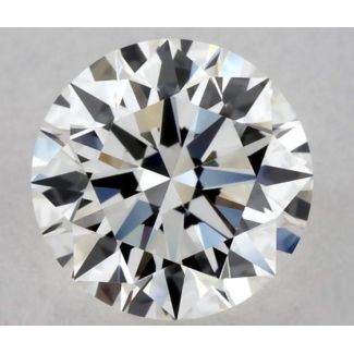 0.6 Carat Round H VVS2 EX GIA Natural Diamond