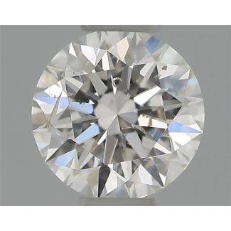 0.30 Carat Round G SI2 EX GIA Natural Diamond