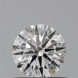 0.50 Carat Round G SI1 EX GIA Natural Diamond