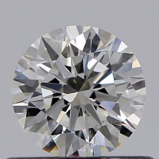 0.45 Carat Round H VS1 EX GIA Natural Diamond