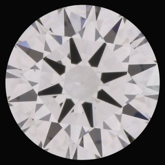 0.54 Carat Round H VS1 EX GIA Natural Diamond