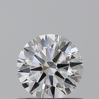 0.5 Carat Round D VS2 EX GIA Natural Diamond