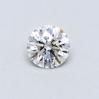 0.38 Carat Round D SI1 VG GIA Natural Diamond