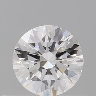 0.34 Carat Round D VVS1 EX GIA Natural Diamond