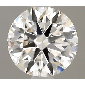 0.51 Carat Round E VS1 EX GIA Natural Diamond