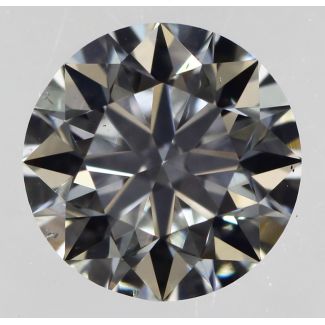 0.3 Carat Round F SI1 EX VG GIA Natural Diamond