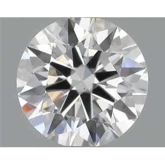 0.52 Carat Round F VS1 EX GIA Natural Diamond