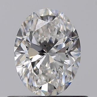 0.51 Carat Oval E SI1 - VG GIA Natural Diamond