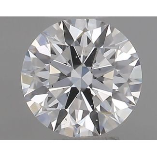 0.30 Carat Round F SI1 EX VG GIA Natural Diamond