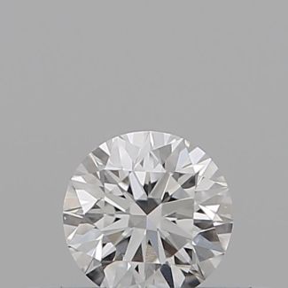 0.19 Carat Round D SI1 EX GIA Natural Diamond