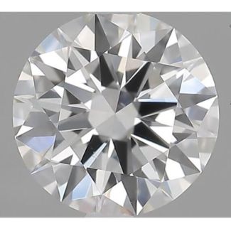 0.6 Carat Round F VS2 EX GIA Natural Diamond