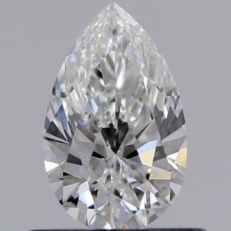 0.51 Carat Pear F VS1 - VG EX GIA Natural Diamond