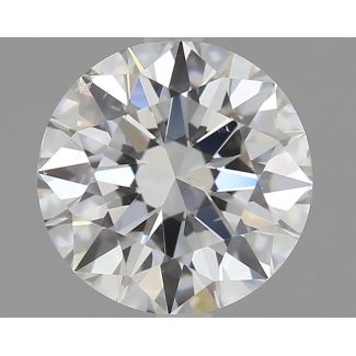 1.0 Carat Round F SI1 EX GIA Natural Diamond