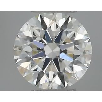 0.30 Carat Round H VVS1 EX IGI Natural Diamond