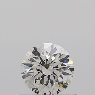 0.36 Carat Round J SI2 EX GIA Natural Diamond