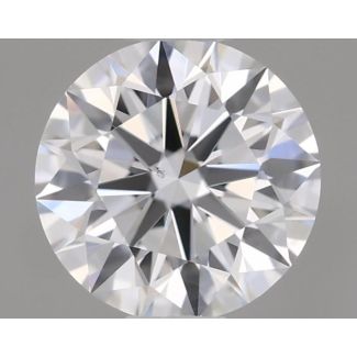 0.45 Carat Round D VS2 EX GIA Natural Diamond