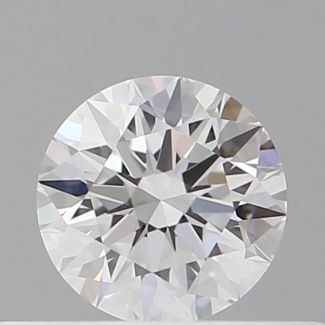 0.36 Carat Round D VVS1 EX GIA Natural Diamond