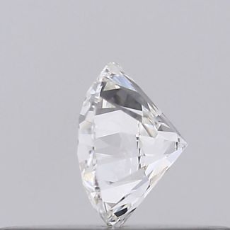 0.23 Carat Round F VVS2 EX VG GIA Natural Diamond