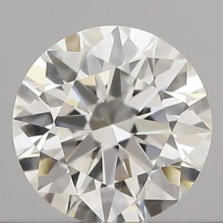 0.40 Carat Round G SI1 EX IGI Natural Diamond