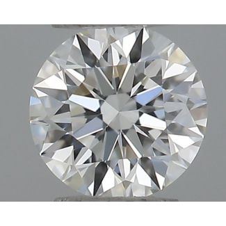 0.18 Carat Round G VVS1 EX GIA Natural Diamond