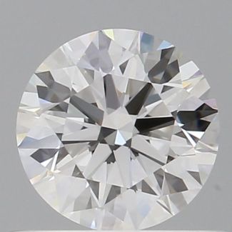 0.61 Carat Round E VVS1 EX GIA Natural Diamond