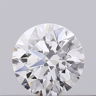 0.2 Carat Round D VVS2 EX GIA Natural Diamond