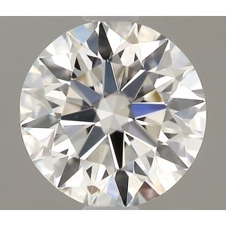 0.4 Carat Round D VS2 EX VG GIA Natural Diamond