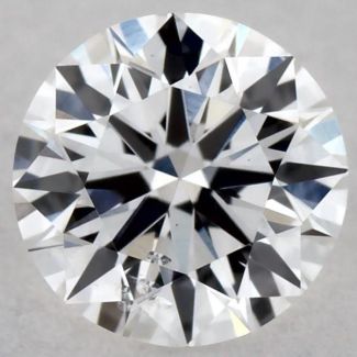 0.26 Carat Round F SI2 VG GIA Natural Diamond