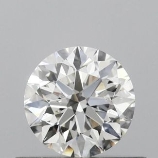 0.5 Carat Round H SI1 EX IGI Natural Diamond