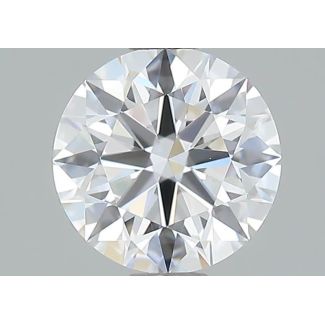 0.8 Carat Round D VVS2 EX GIA Natural Diamond