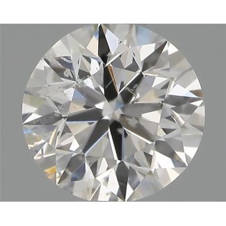 0.50 Carat Round G SI2 EX VG GIA Natural Diamond