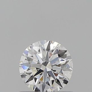 0.51 Carat Round E VVS1 EX GIA Natural Diamond