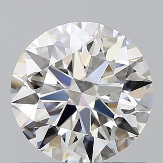 0.9 Carat Round H VVS1 EX GIA Natural Diamond