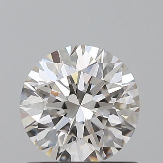 0.9 Carat Round H IF EX GIA Natural Diamond