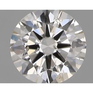 0.30 Carat Round F SI2 VG EX GIA Natural Diamond