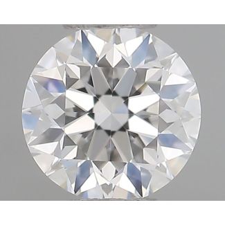 0.5 Carat Round F VVS1 VG EX GIA Natural Diamond