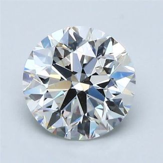 1.4 Carat Round H VS2 EX GIA Natural Diamond