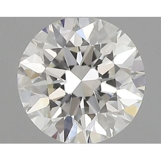 0.5 Carat Round H VVS2 EX GD GIA Natural Diamond